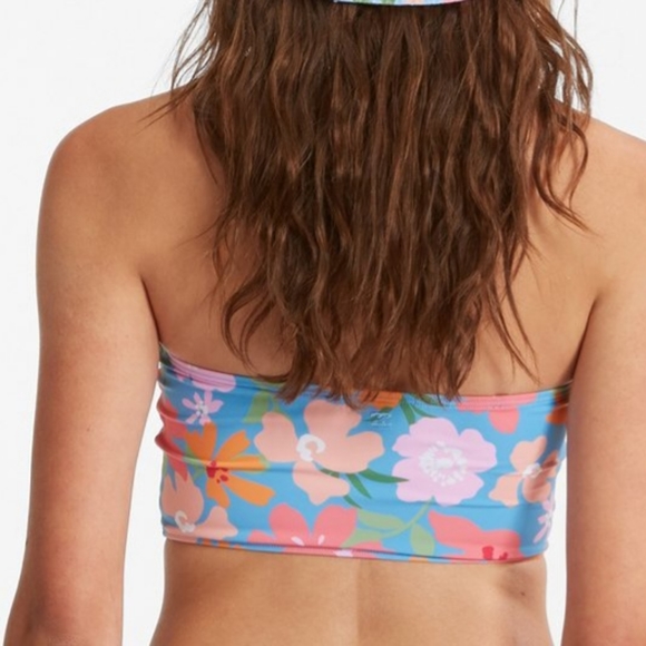 🏖BILLABONG BRAND NEW SUMMER FIELD SUNNY TUBE BIKINI TOP AND BOTTOM L - Picture 3 of 11